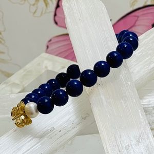 Lapis Lazuli Crystal Healing Bracelet
